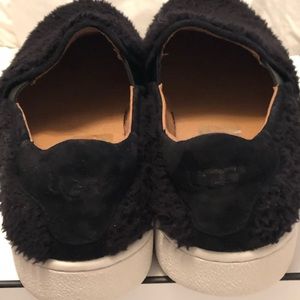 UGG black sheepskin slide one! New!